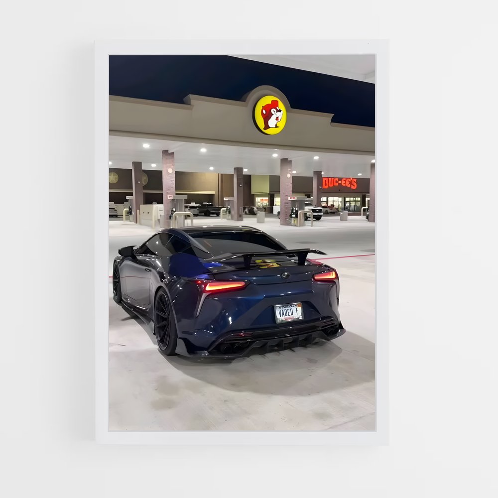 Poster Essence Bleue – affiche Lexus (vue 3)